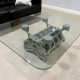 Chevy Engine Block Silver Coffee Table Chevy Engine Block Silver Coffee Table