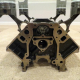 Chevy Engine Block Black and Chrome Coffee Table