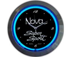 Chevy Nova Neon Clock