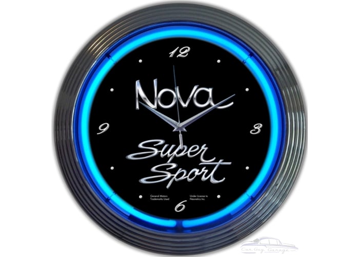 Chevy Nova Neon Clock