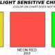 Epoxy Paint Chips Black Light Sensitive Fluorescent Colors - 5lb Bulk