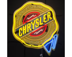 Chrysler Badge Neon Sign With Backing