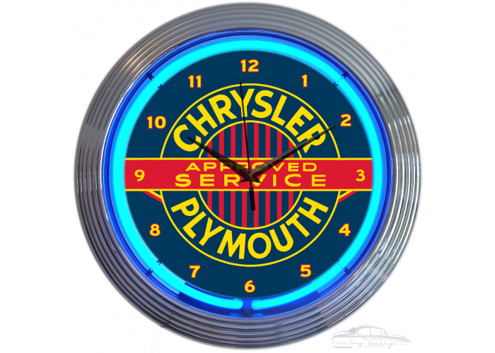 Chrysler Plymouth Neon Clock