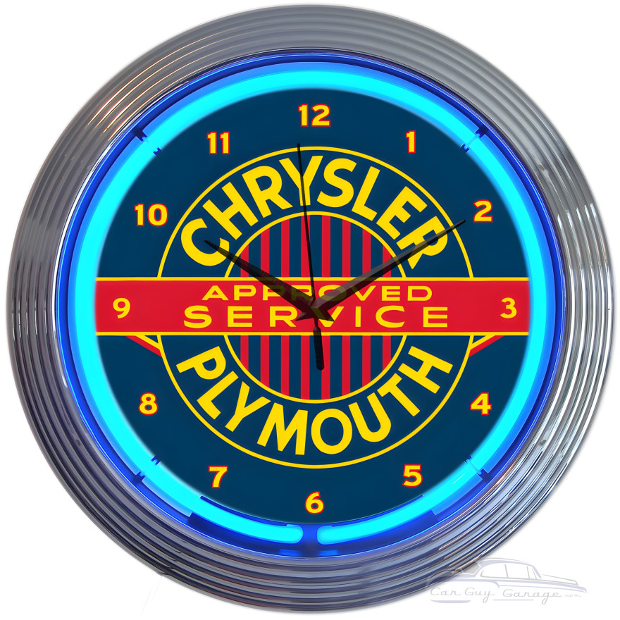 Chrysler Plymouth Neon Clock Chrysler Plymouth Neon Clock