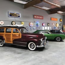 Customer photo of neon signs for the garage