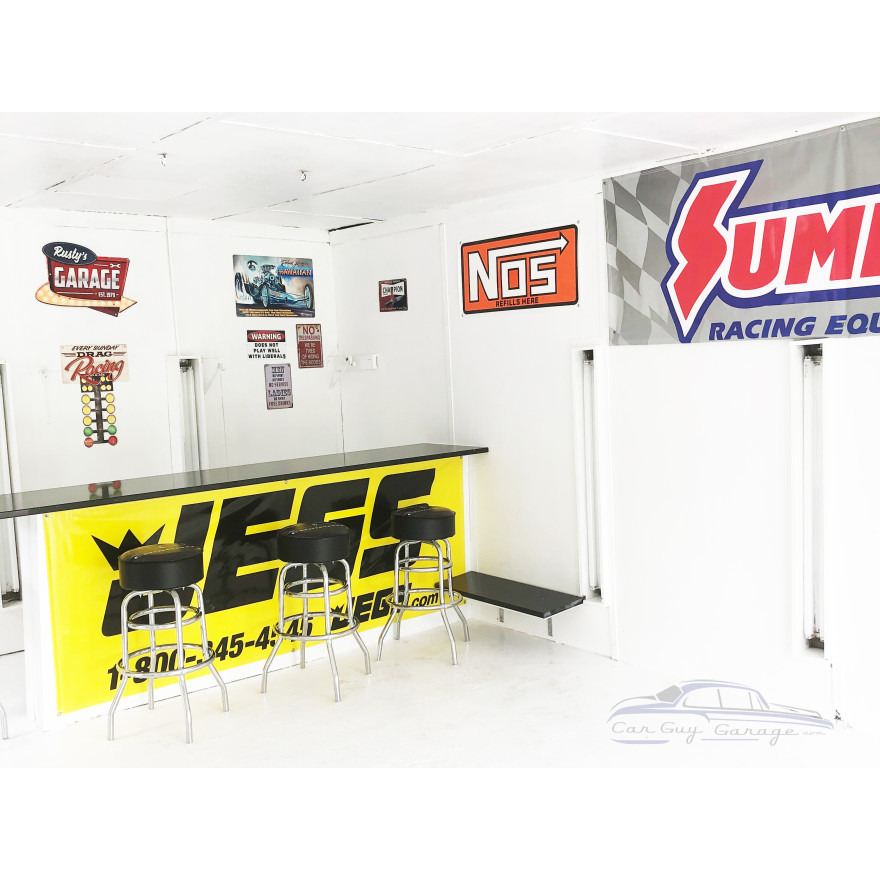 Drag Racing Metal Sign - 16" x 24" Custom Shape