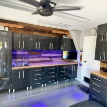 Ulti-mate Garage Cabinets in Midnight Black