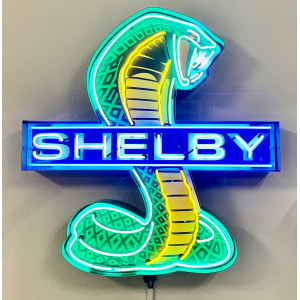 45 inch tall Shelby Cobra Neon Sign