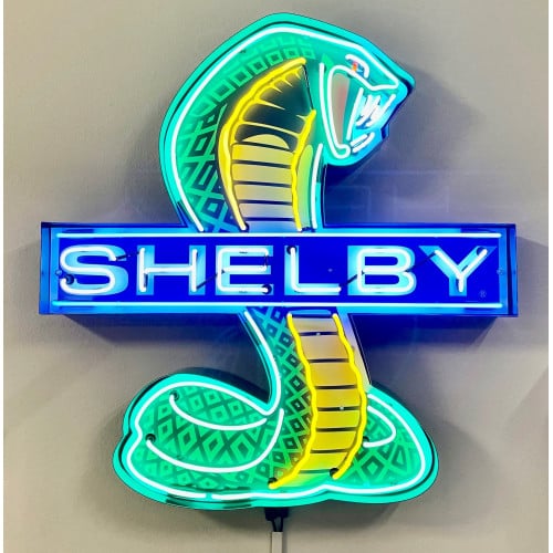 45 inch tall Shelby Cobra Neon Sign