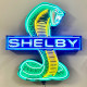 45 inch tall Shelby Cobra Neon Sign