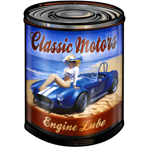Classic Motors Metal Sign - 14" x 20"