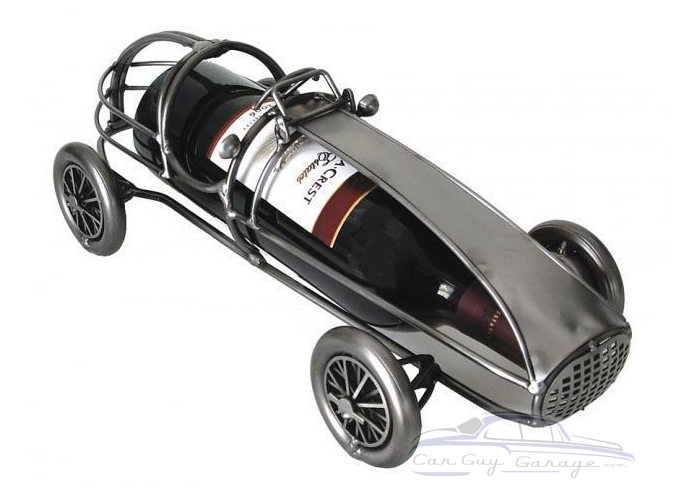 Classic Race Car Wine Bottle Caddy
