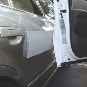Clear Stick-On Door Guard