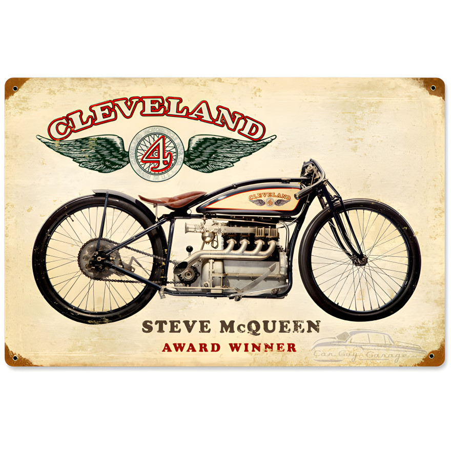 Cleveland Steve McQueen Sign - 18" x 12"