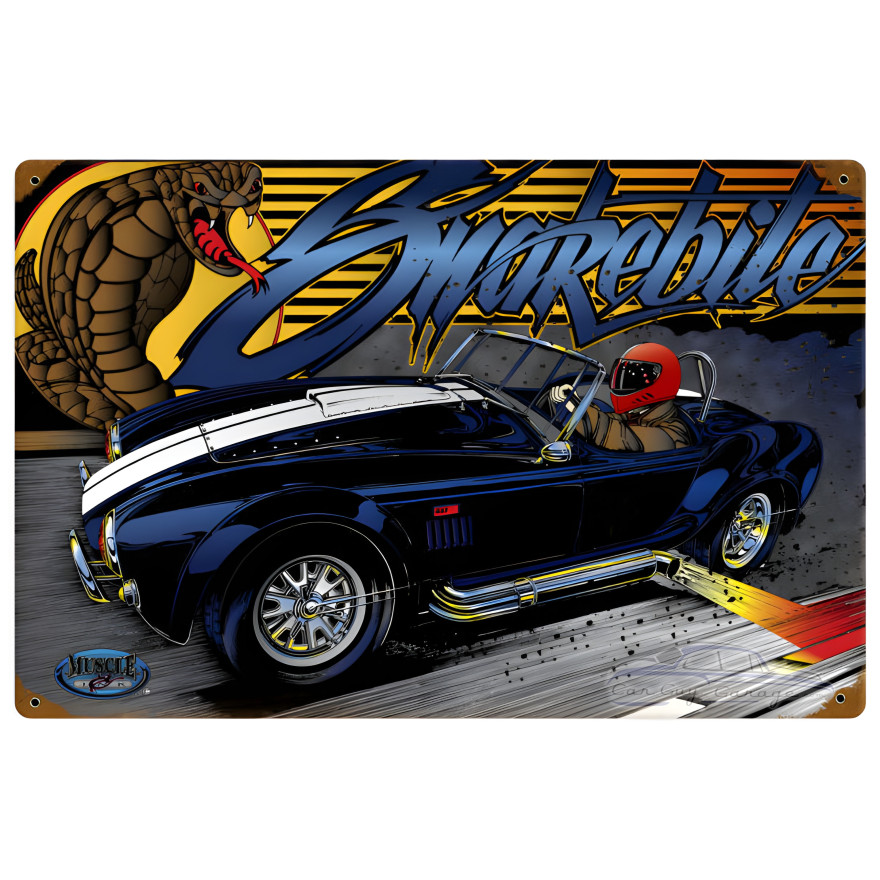 Cobra Metal Sign - 18" x 12"