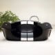 Jet Black Cobra with Racing Stripe Couch Jet Black Cobra with Racing Stripe Couch