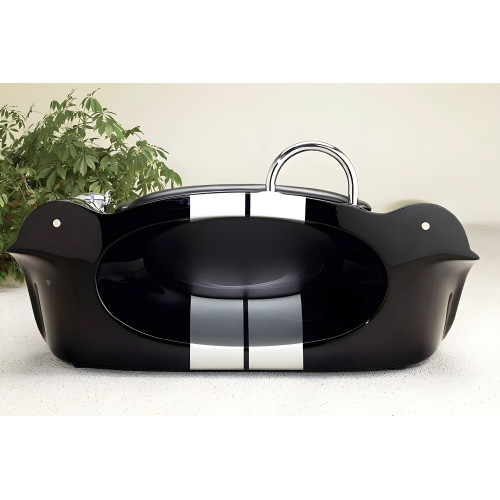 Jet Black Cobra with Racing Stripe Couch
