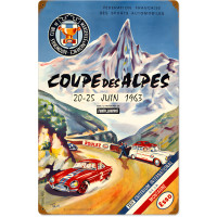 Coupe des Alpes Metal Sign - 16" x 24"