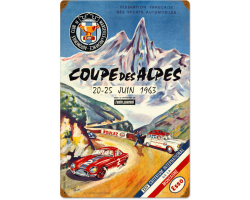 Coupe des Alpes Metal Sign - 16" x 24"