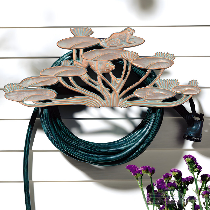 Copper Verdi Aluminum Frog Hose Hanger Copper Verdi Aluminum Frog Hose Hanger