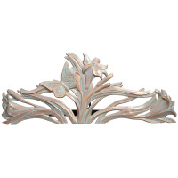 Butterfly Lily Cast Aluminum Wall-Mount Hose Holder, Copper Verdigris