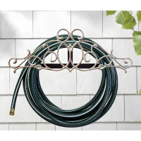 Copper Verdigris Cast Aluminum Decorative Wall Mount Hose Holder