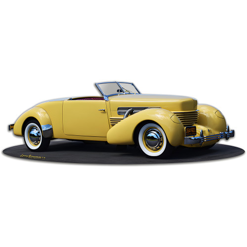 1937 Cord 812 Metal Sign - 16" x 6"