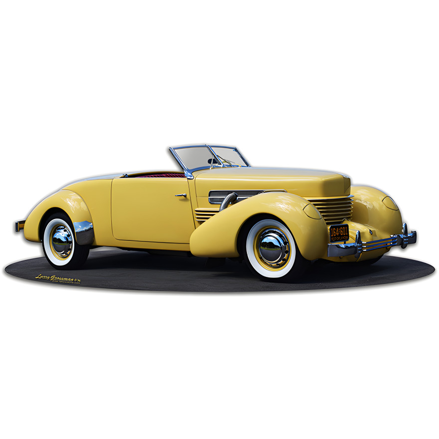 1937 Cord 812 Metal Sign - 16" x 6"