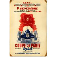 Coup de Paris Metal Sign - 16" x 24"