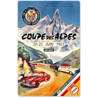 Coupe des Alpes Metal Sign - 12" x 18"