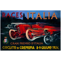 Cremona Circuit Metal Sign - 36" x 24"
