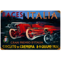 Cremona Circuit Metal Sign - 16" x 24"