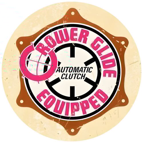 Crower Glide Metal Sign - 14" Round