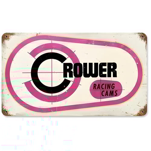 Crower Racing Cams metal sign - 8" x 14"