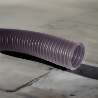 4 in ID x 11 ft Crush-Resistant Rubber Garage Exhaust Hose (No Wire)