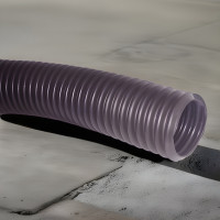 4 in x 20 ft Crushproof Rubber Vehicle Exhaust Hose (No Wire, 600F)