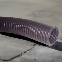 5 in ID x 20 ft Rubber Garage Exhaust Hose, Crushproof, 600F