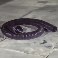 Flare-Lok 4 in ID x 11 ft Crushproof Rubber Garage Exhaust Hose, 600F