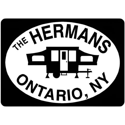 Personalized Aluminum Camper Sign