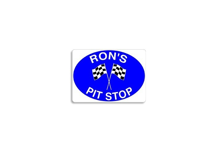 Personalized Aluminum Pit Stop Sign