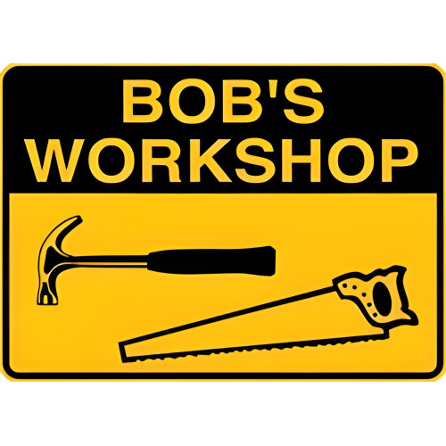 Personalized Aluminum Workshop Sign