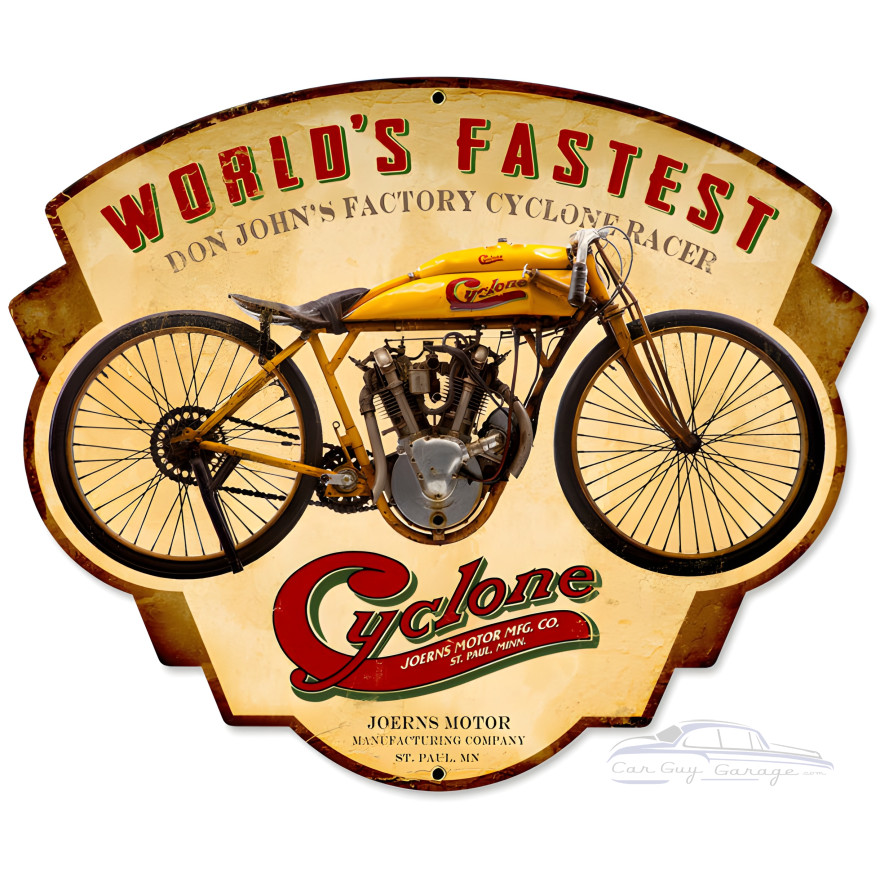 Cyclone Sign - 17" x 14"