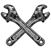 Dad's Garage Wrench Metal Sign - 18" x 15"
