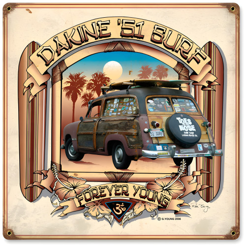 Dakine 51 Metal Sign - 12" x 12"