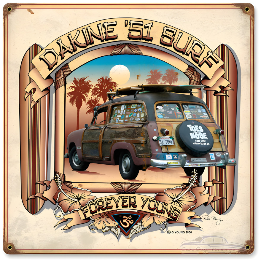 Dakine 51 Metal Sign - 12" x 12"