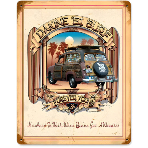 Dakine 51 Metal Sign - 12" x 15"