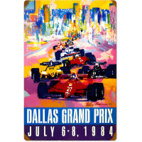 Dallas Grand Prix Metal Sign - 16" x 24"