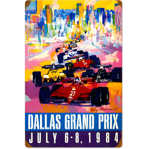 Dallas Grand Prix Metal Sign - 16" x 24"
