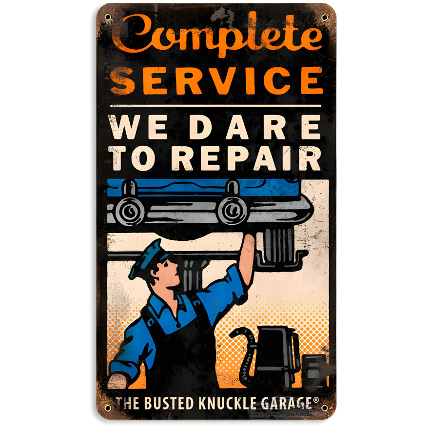Dare to Repair Sign - 8" x 14"