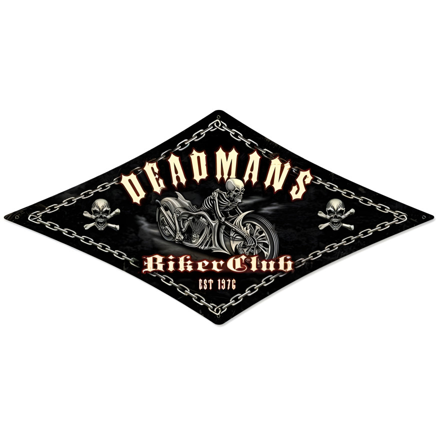 Deadman's Metal Sign - 14" x 24"